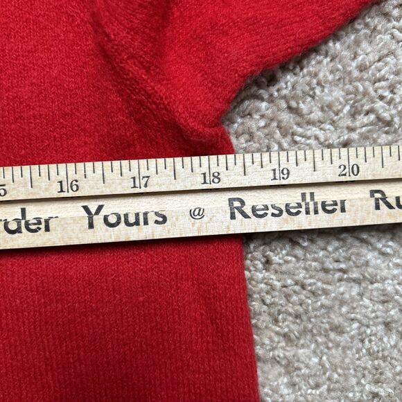 J.Crew Rollneck Sweater Women's XXS Red Maroon Wool Alpaca Supersoft BD613 NWT - Picture 14 of 16